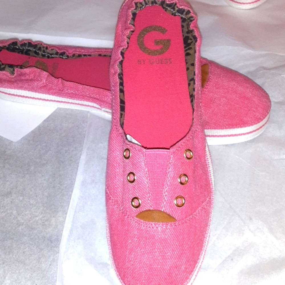 Guess Pink Womens Shoes Casual Sneakers New! 7 1/2 - Picture 4 of 13